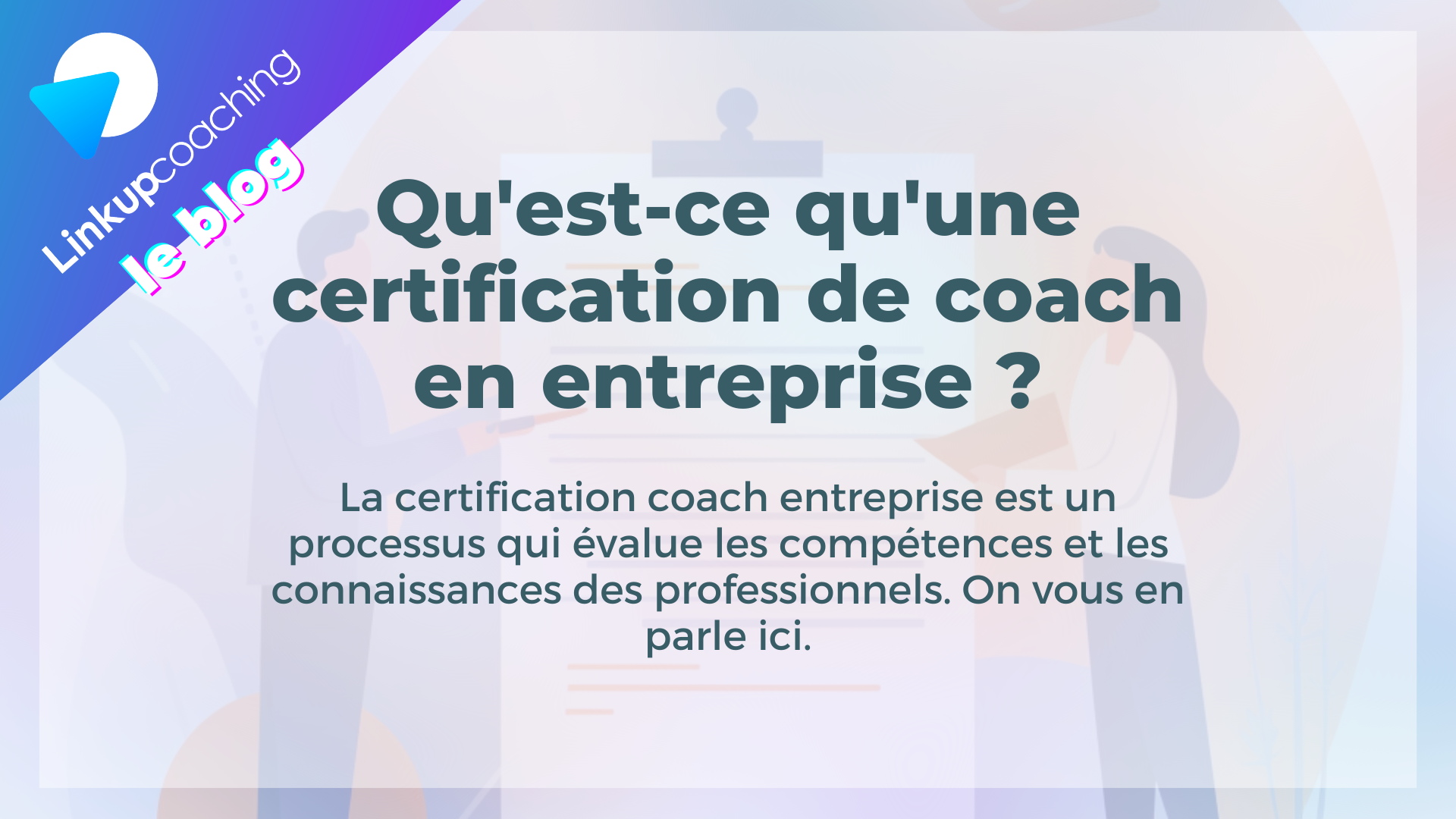 Certification coach entreprise